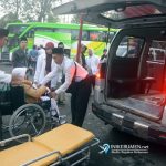 Satu Jamaah Calon Haji Kebumen Diberangkatkan Naik Ambulan