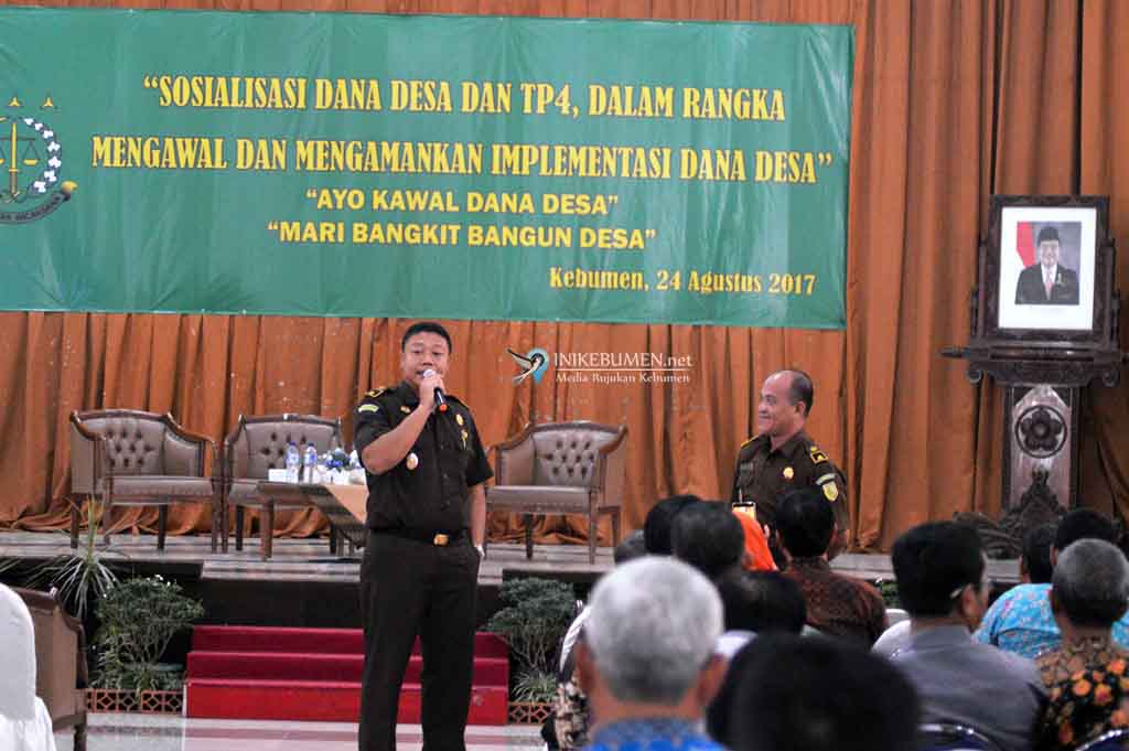 Optimalkan Penggunaan Dana Desa, Kejari Kebumen Sosialisasikan TP4D