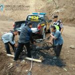 Panik Diteriaki Maling, Sepeda Motor Milik Pencuri Dibakar Massa