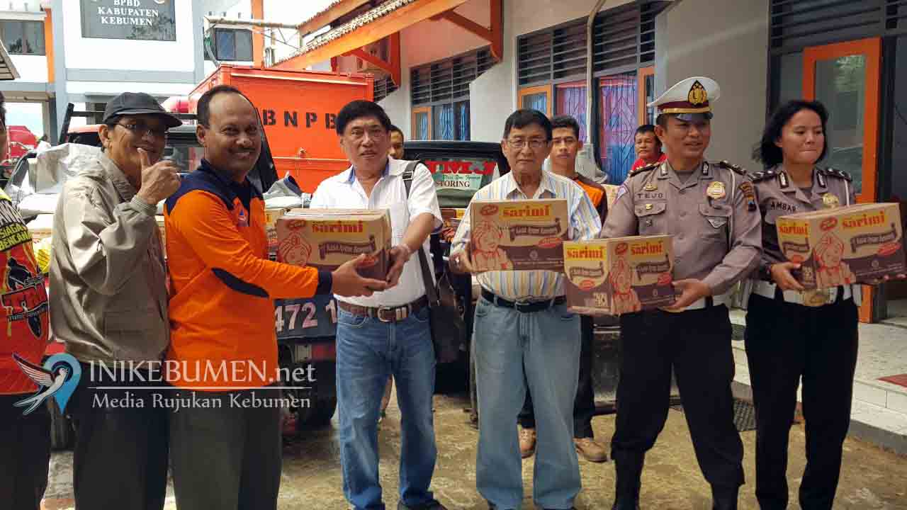 Komunitas Warga Keturunan Tionghoa Kebumen Bantu Korban Banjir