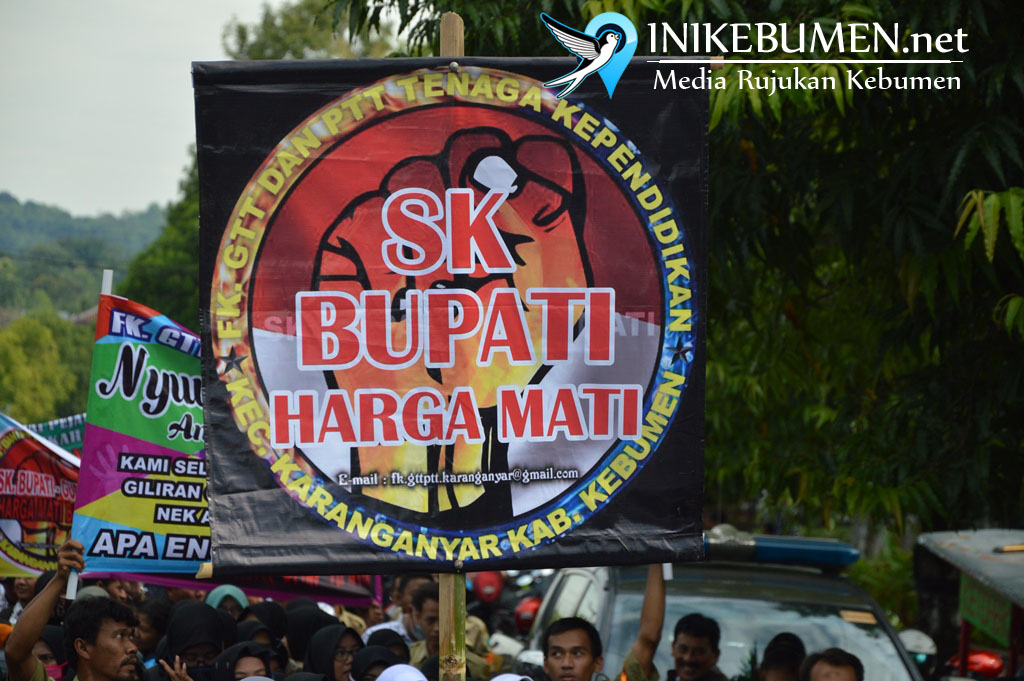 Perbup Belum Diteken Bupati, GTT/PTT Kebumen di PHP?