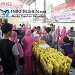 Beli 1 Kilogram Gula Pasir di Bazar Murah Polres Kebumen, Wanita ini Bawa Pulang 2 Kilogram