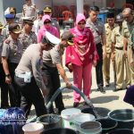 HUT Polantas ke-63, Polres Kebumen Bantu 101 Tangki Air Bersih