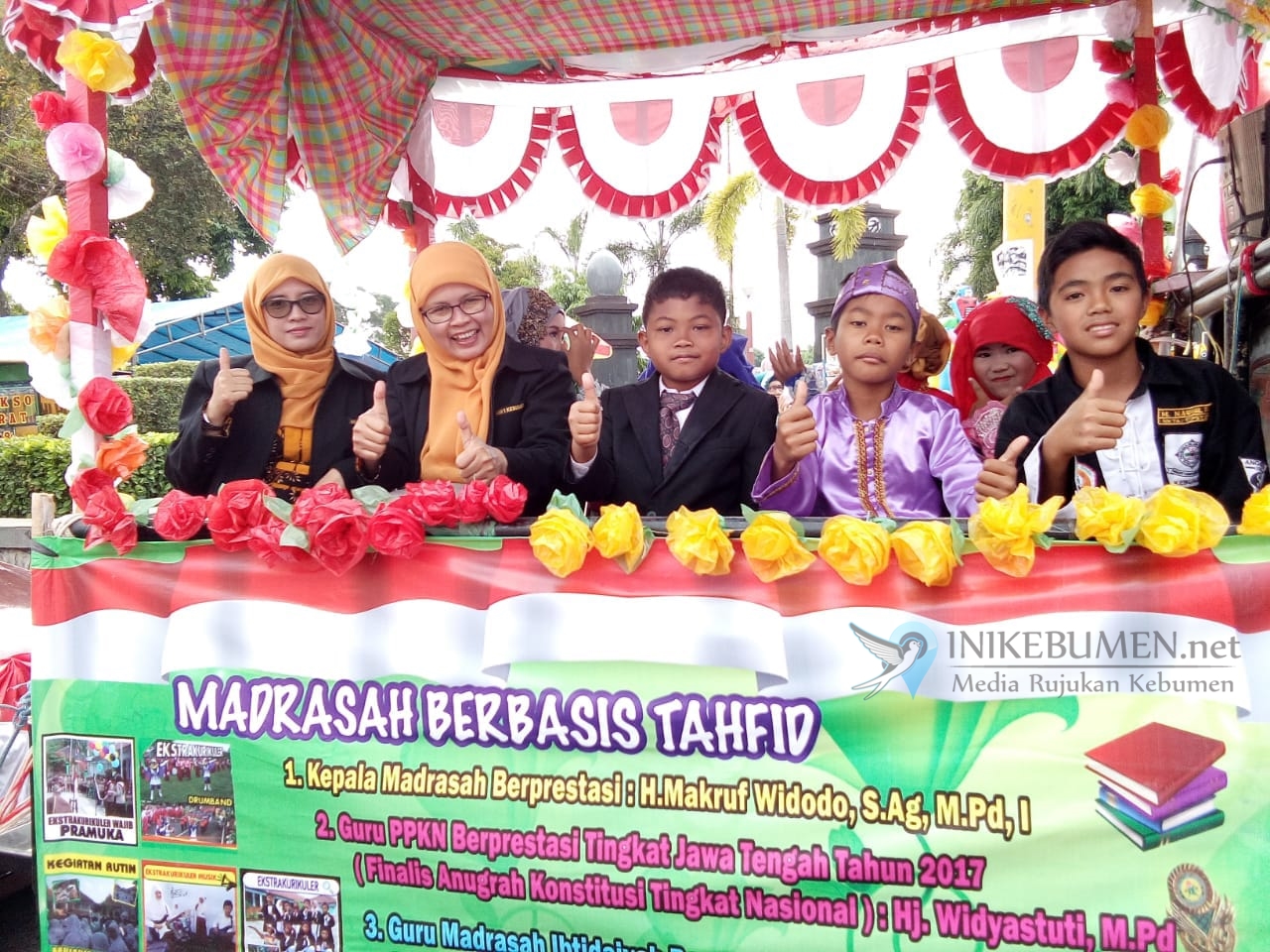 Karnaval Pembangunan, MIN 1 Kebumen Angkat Tema “Madrasah Berbasis Tahfid”