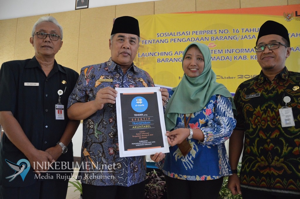 Perketat Pengawasan Pekerjaan, Pemkab Kebumen Luncurkan Simada