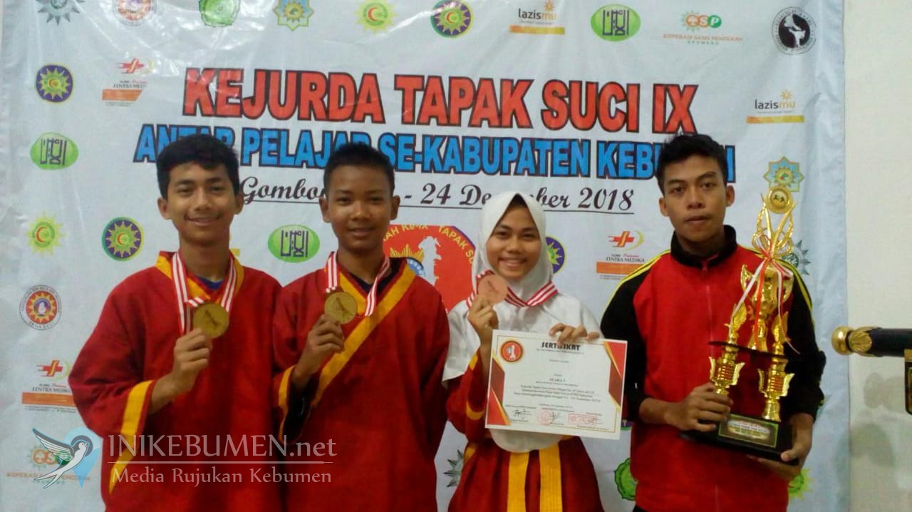 SMP MIBS Kebumen Sabet Juara Umum di Kejurda Tapak Suci Putra Muhammadiyah
