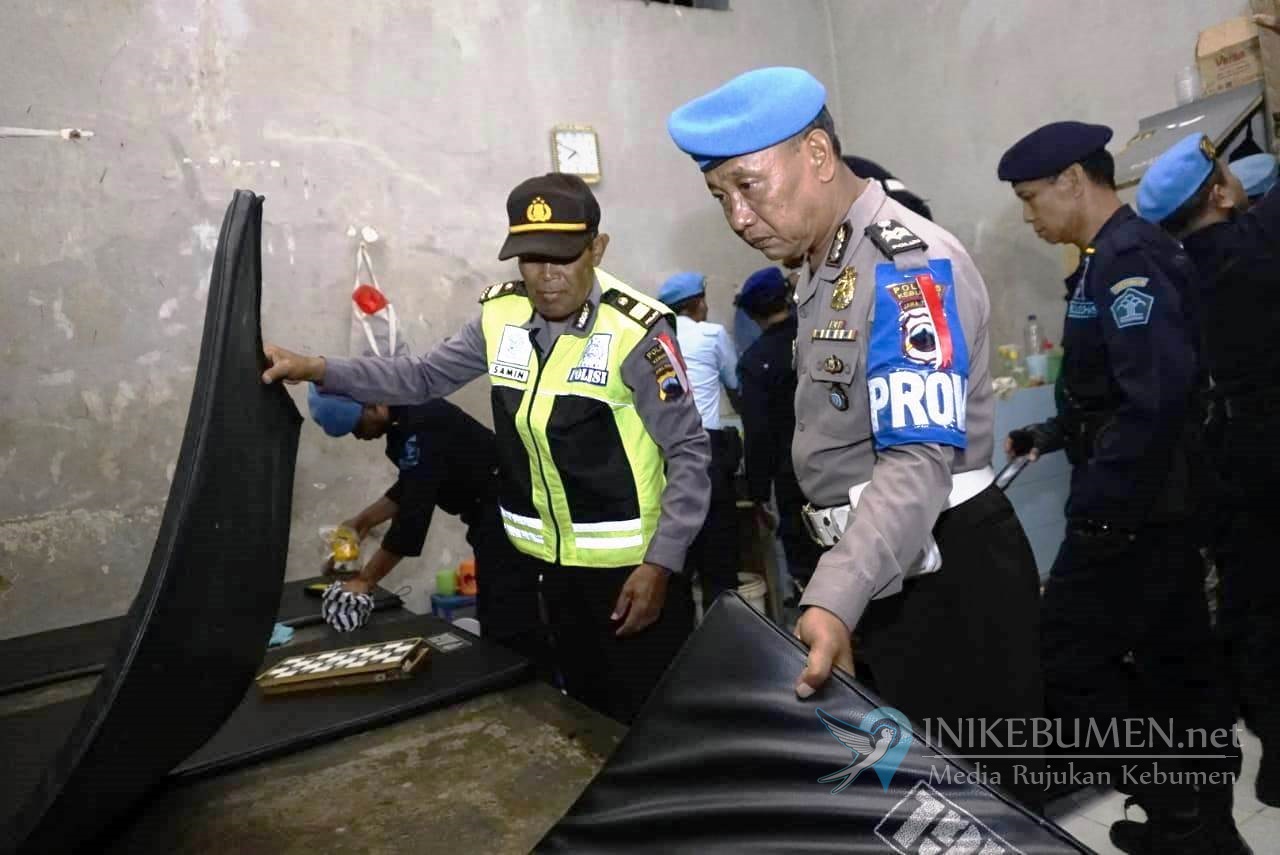 Selama 1,5 Jam, Rutan Kebumen Digeledah Polisi