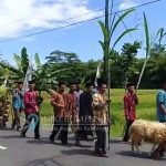 Unik! Bawa Hasil Bumi dan Ternak, Kades di Ambal ini Lamar Pujaan Hatinya