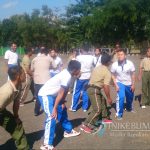 Meriahkan HUT Bhayangkara,  Secata dan Polres Kebumen Gelar Lomba Memasukan Karet Bersama