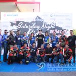 Suzuki Saturday Night Ride, Ratusan Bikers Suzuki Warnai Malam di Kota Makassar