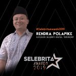 Keren! Rendra Polapike, Kreator Youtube Kebumen Masuk Nominasi Selebrita Awards 2019