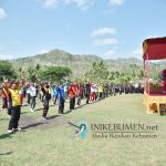 HUT PGRI, Ribuan Guru di Karangsambung Ikut Senam Sehat Jateng Gayeng