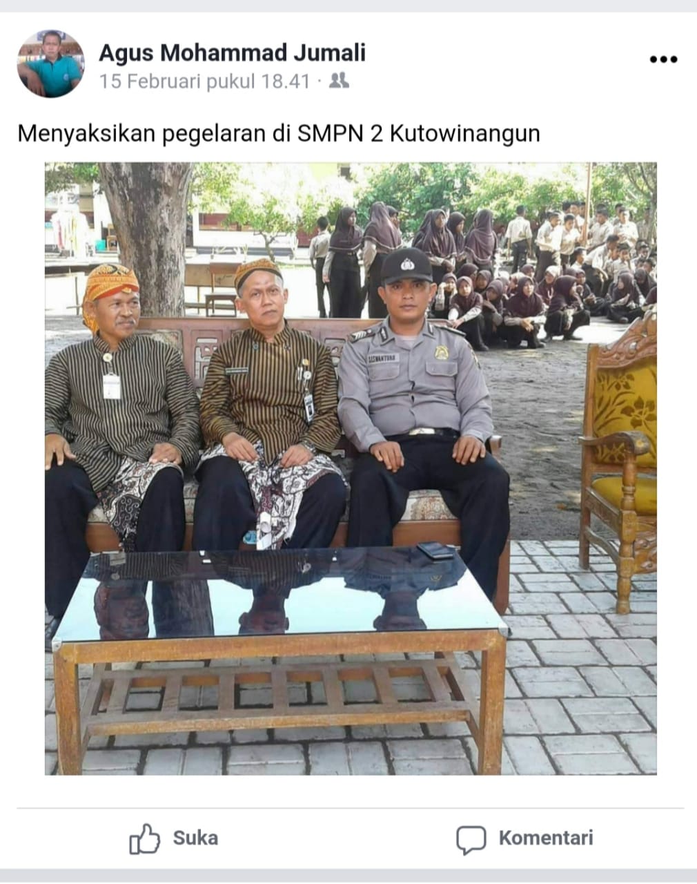Akun Facebook Terduga Milik Kepala SMPN 2 Kutowinangun Permainkan Penjual Soto Online