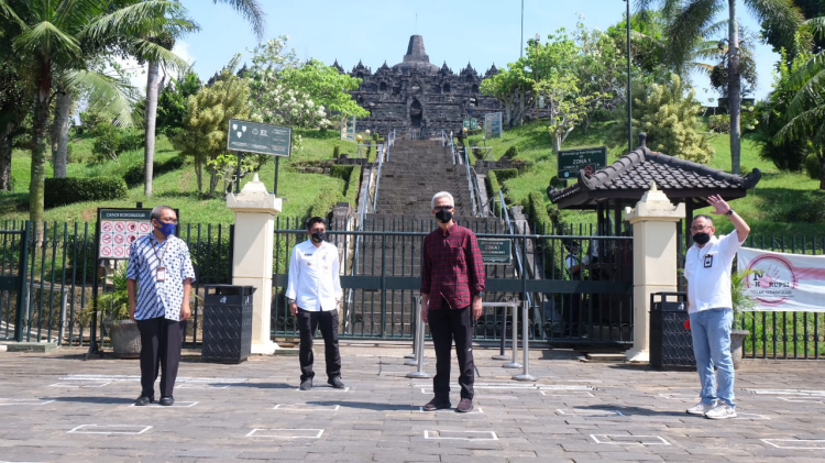 Candi Borobudur Segera Dibuka dengan Protokol Kesehatan Ketat