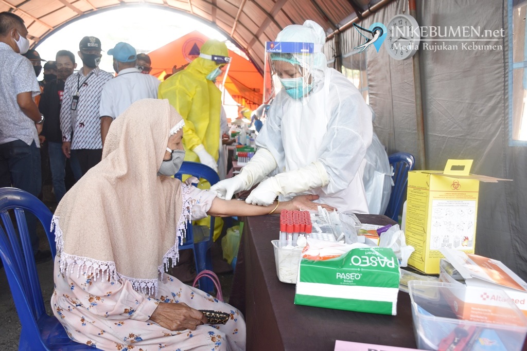 12 Ribu Warga Kebumen Jalani Rapid Test, Ratusan Orang Ditemukan Reaktif Covid-19