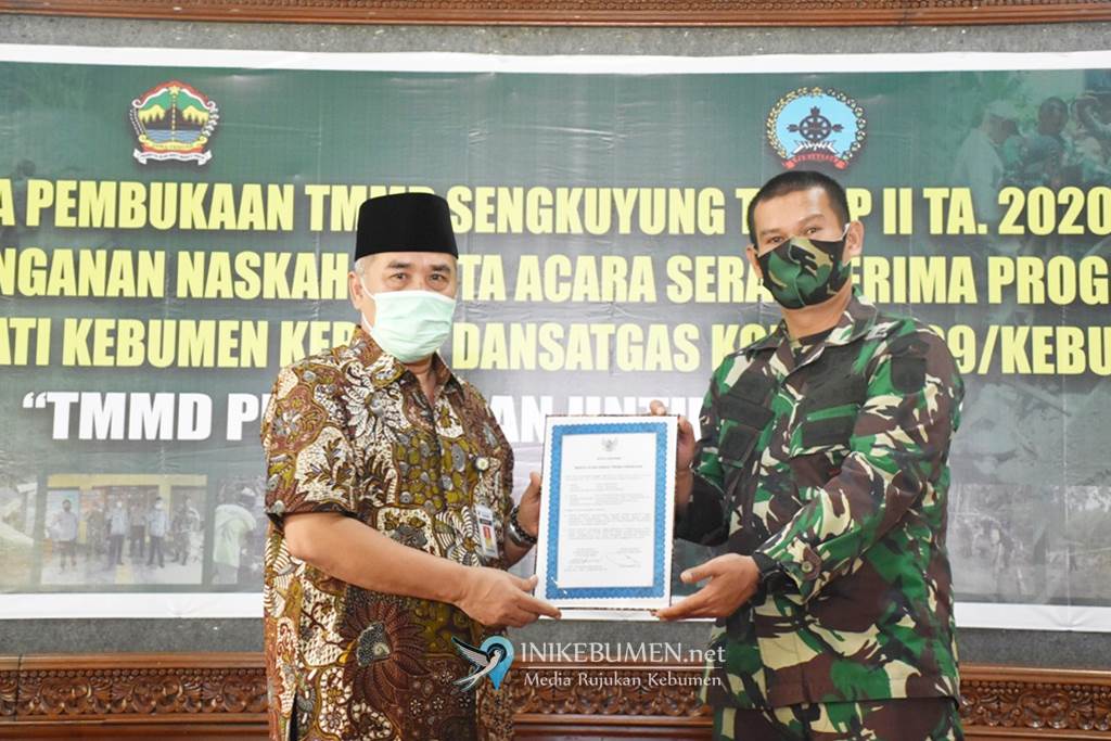 Digelar di Desa Sidogede Prembun, TMMD Diminta Patuhi Protokol Kesehatan