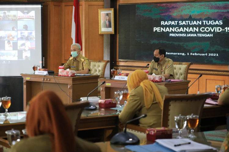 Tekan Kasus Covid-19, Ganjar usulkan Gerakan ‘Jateng di Rumah Saja’