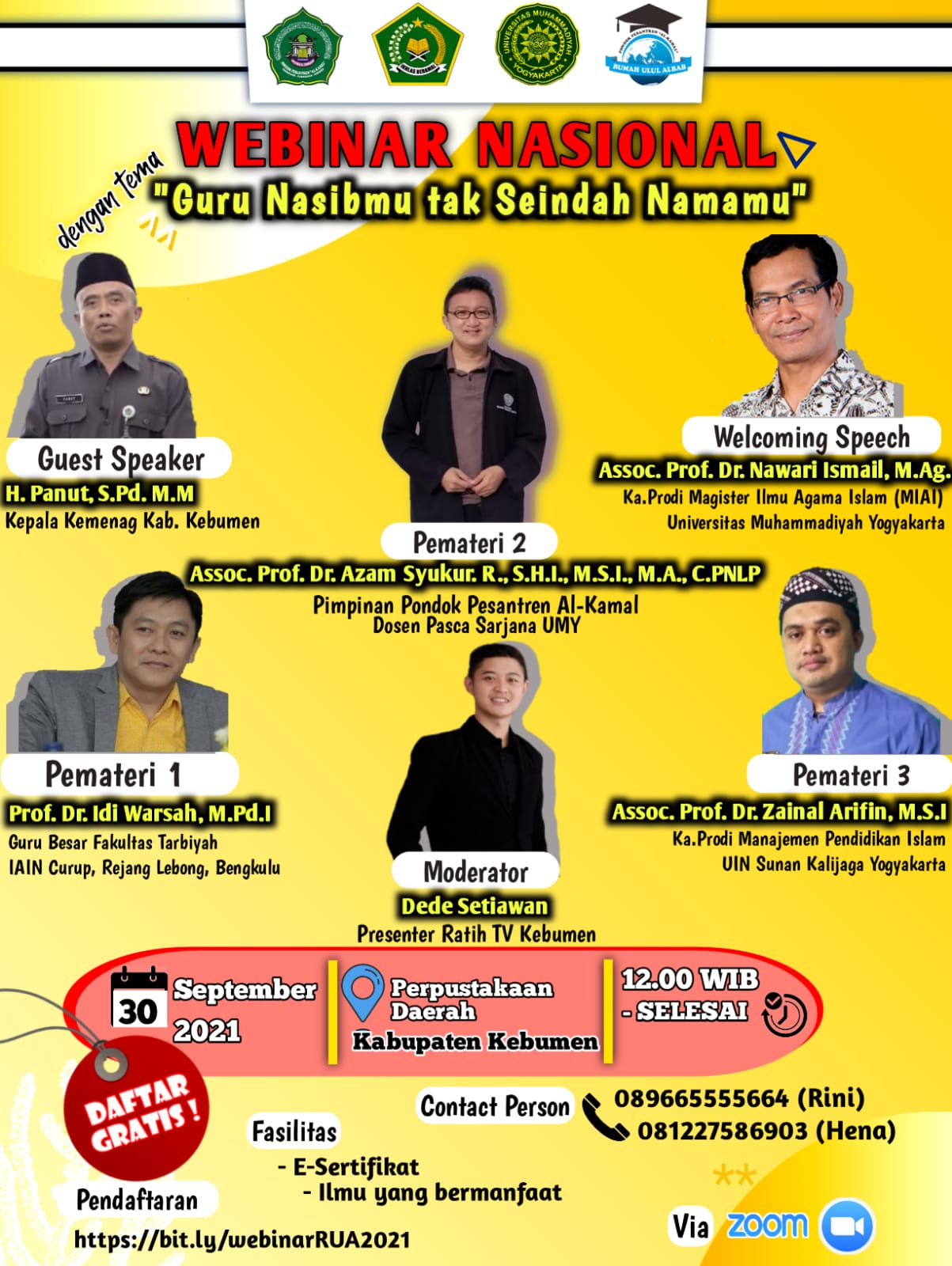 Rumah Ulul Albab Angkat Nasib Guru dalam Webinar Nasional