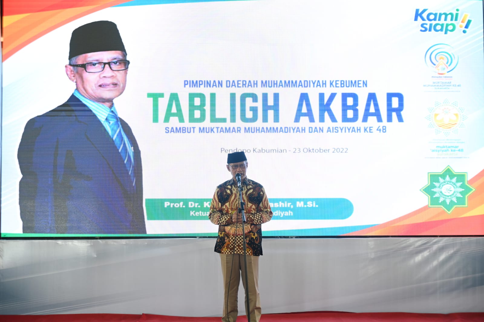 Haedar Nashir: Tak Perlu Dicarikan Teorinya, Gerakan Amal Muhammadiyah Kebumen Nyata