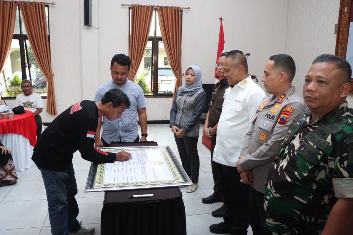 Penuh Akrab, Ormas dan LSM se-Kabupaten Kebumen Kompak Bahas Kondusifitas di Kabupaten Kebumen